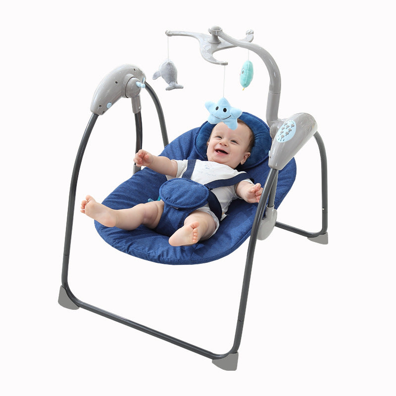 Baby Electric Swing With Bluetooth Remote Control